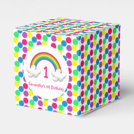 Caixinha De Lembrancinhas Rainbow Girl Qualquer Idade Aniversário