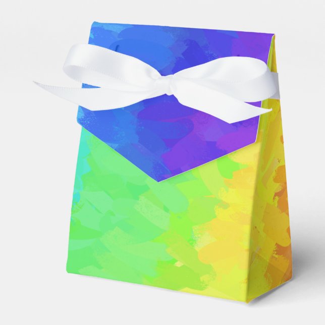 Caixinha De Lembrancinhas Rainbow Icy (Frente)