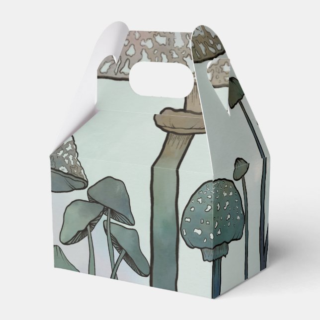 Caixinha De Lembrancinhas Rainbow Wild Mushroom (Frente)