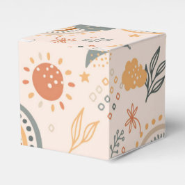 Caixinha De Lembrancinhas Rainbows Nuvens Padrão Sun, Tonalidade