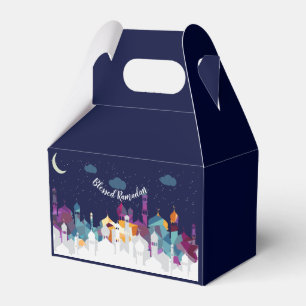 Caixinha De Lembrancinhas Ramadan Kareem Tipografia Texto Crescente Islâmico