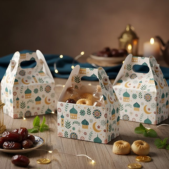 Caixinha De Lembrancinhas Ramadan Mubarak -Ramadan Kareem -Iftar Favor Boxes (Criador carregado)