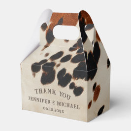 Caixinha De Lembrancinhas Ranch do Rodeo de Casamento Ocidental