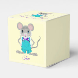 Caixinha De Lembrancinhas Rato bonito e elegante