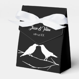 Caixinha De Lembrancinhas Ravens Gothic Wedding