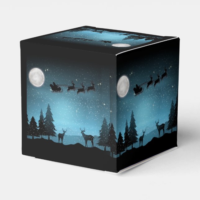 Caixinha De Lembrancinhas Rebelde Adorável À Noite (Verso)