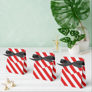 Caixinha De Lembrancinhas Red Candy Stripe