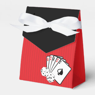 Caixinha De Lembrancinhas Red Casino Poker Party Boxes