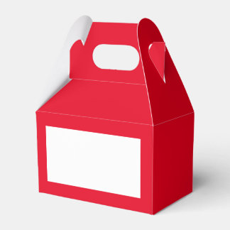 Caixinha De Lembrancinhas Red Gable Favor Box
