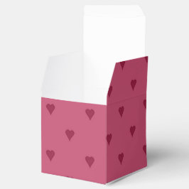 Caixinha De Lembrancinhas Red Hearts Favor Box
