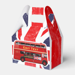 Caixinha De Lembrancinhas Red London Bus Themed