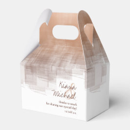 Caixinha De Lembrancinhas Reflexões de Aquarela Obrigado Clay V2 ID774