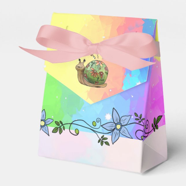 Caixinha De Lembrancinhas Regenbogen Geschenkschachtel (Frente)