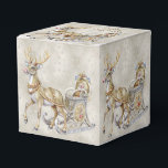 Caixinha De Lembrancinhas Reindeer Sleigh Holiday Box<br><div class="desc">Bonita Reindeer Sleigh Holiday Box</div>