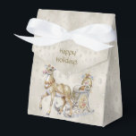 Caixinha De Lembrancinhas Reindeer Sleigh Holiday Box<br><div class="desc">Bonita Reindeer Sleigh Holiday Box</div>