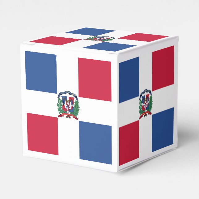 Caixinha De Lembrancinhas República Dominicana - Sinalizador Emblem (Frente)