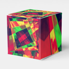 Caixinha De Lembrancinhas Retângulos inclinados e desgastados sobrepostos