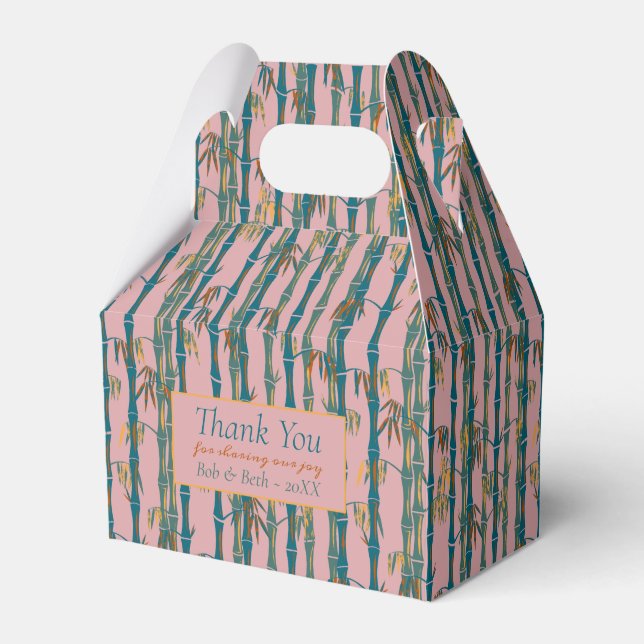 Caixinha De Lembrancinhas Retro Bamboo (Frente)