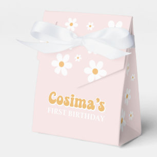 Caixinha De Lembrancinhas Retro Daisy Personalizado 