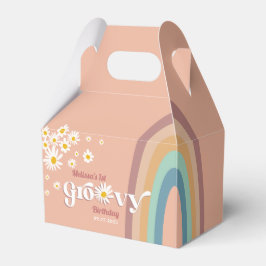 Caixinha De Lembrancinhas Retro Daisy Vamos ganha Groovy Aniversário