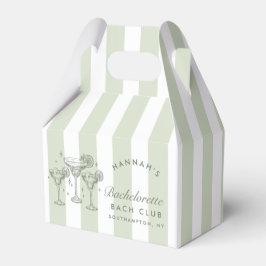 Caixinha De Lembrancinhas Retro Moderno Margaritas e Matrimony Strike Bach