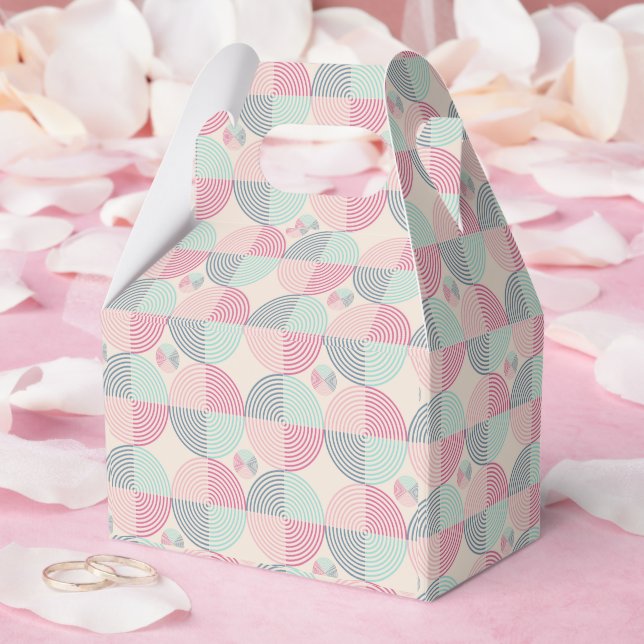 Caixinha De Lembrancinhas Retro Spiral Vibes (Casamento)