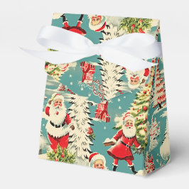 Caixinha De Lembrancinhas Retro Terra de Maravilhas do Papai Noel 2