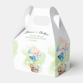 Caixinha De Lembrancinhas Revolução de Gênero em Bebês Sage Safari