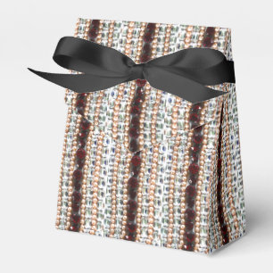 Caixinha De Lembrancinhas Rinestonas e pérolas - joias de colheita