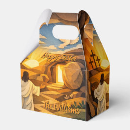 Caixinha De Lembrancinhas Risen Jesus Empty Tomb Easter Gift Box