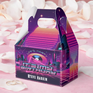 Caixinha De Lembrancinhas Rockin Vaporwave