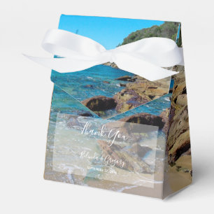Caixinha De Lembrancinhas Rocky Beach Wedding 