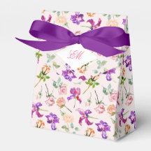 Romance Botânica Boho Roxo Monograma Casamento