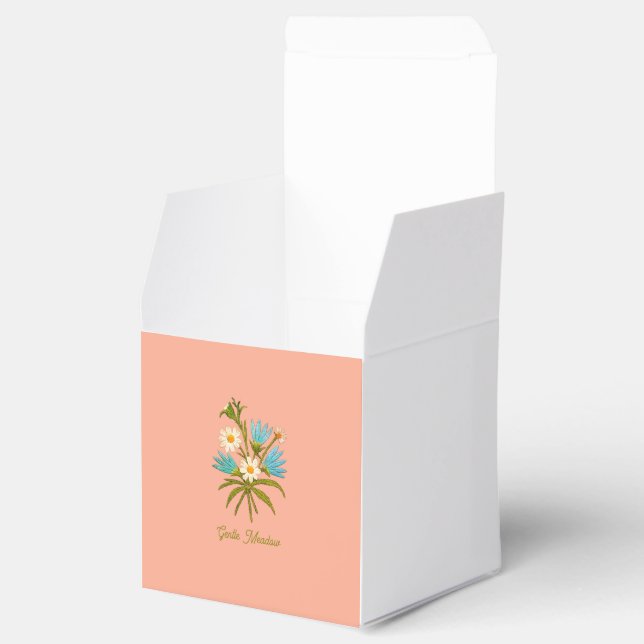 Caixinha De Lembrancinhas Romantic Flower – Botanical Fantasy Bouquet Pillow (Aberto)