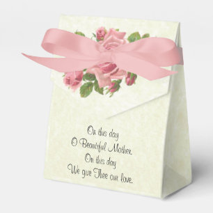 Caixinha De Lembrancinhas Rosa abençoado religioso católico do rosa de Mar