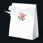 Caixinha De Lembrancinhas Rosa Delicada<br><div class="desc">Pintado por mim no meu estúdio no norte do estado de Nova York, este design de rosa delicada adiciona um certo charme a tudo o que adorna. Disponível em uma ampla gama de itens na Coleção Rosa Delicada. Em que você vai comprá-lo? #thefreckledfeather #artefinaemcoisasuteis</div>