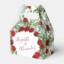 Caixinha De Lembrancinhas Rosa vermelha Wedding