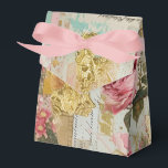 Caixinha De Lembrancinhas Rosas de Chique rosa<br><div class="desc">Caixas de Favorecimento de Rosas de Chique rosa</div>