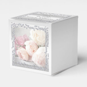 Caixinha De Lembrancinhas Rosas & diamantes românticos