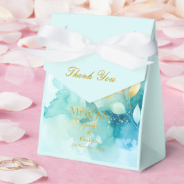 Caixinha De Lembrancinhas Roteiro de Agradecimento Personalizado Dourado Sr 