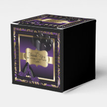 Roxo & Dourado Metálico - Aniversário  | Texto DIY