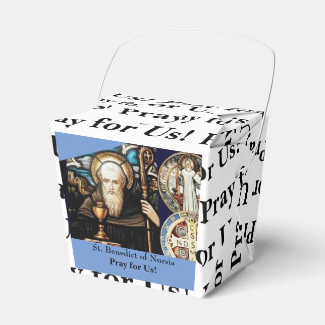 Caixinha De Lembrancinhas Rua. Bento do Cartão Nursia (Frente)