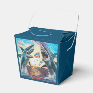 Caixinha De Lembrancinhas Ruptura de tubarão-chomp para gemas brilhantes