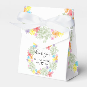 Caixinha De Lembrancinhas Rustic Floral Wreath Wedding