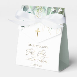 Caixinha De Lembrancinhas rustic greenery First Community Favor Box