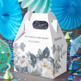 Caixinha De Lembrancinhas rustic watercolor illustration of a floral 