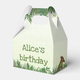 Caixinha De Lembrancinhas Safari animais favoritos