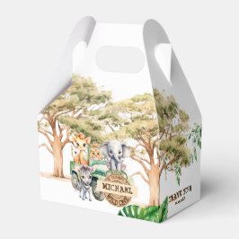 Caixinha De Lembrancinhas Safari Wild One Birthday