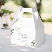 Sage Greenery & White Floral O Amor é Doce Casamen