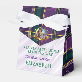 Caixinha De Lembrancinhas Sagittarius Baby Shower 3"w x 1.5"l x 3.25"h